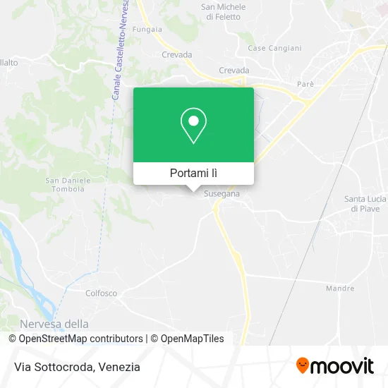 Mappa Via Sottocroda