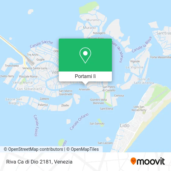 Mappa Riva Ca  di Dio  2181