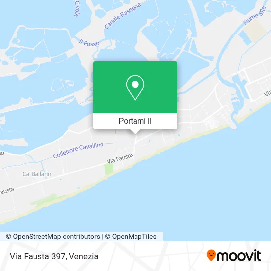 Mappa Via Fausta  397