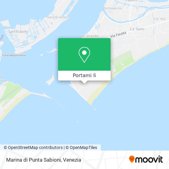 Mappa Marina di Punta Sabioni