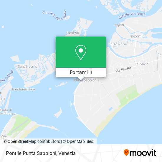 Mappa Pontile Punta Sabbioni