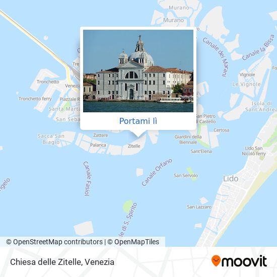 Mappa Chiesa delle Zitelle