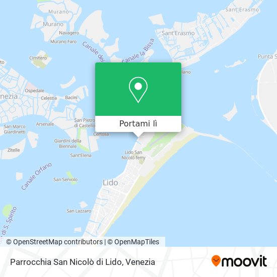 Mappa Parrocchia San Nicolò di Lido