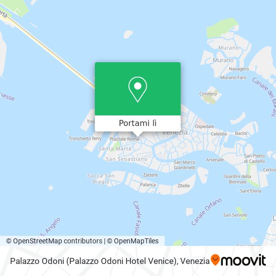 Mappa Palazzo Odoni (Palazzo Odoni Hotel Venice)