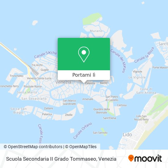 Mappa Scuola Secondaria II Grado Tommaseo