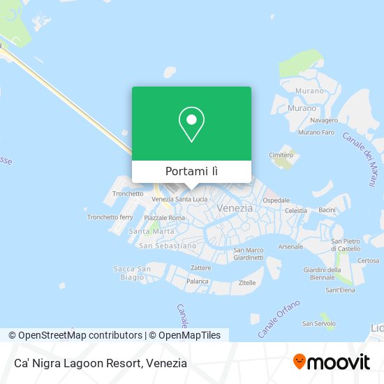 Mappa Ca' Nigra Lagoon Resort