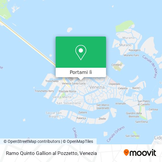 Mappa Ramo Quinto Gallion al Pozzetto
