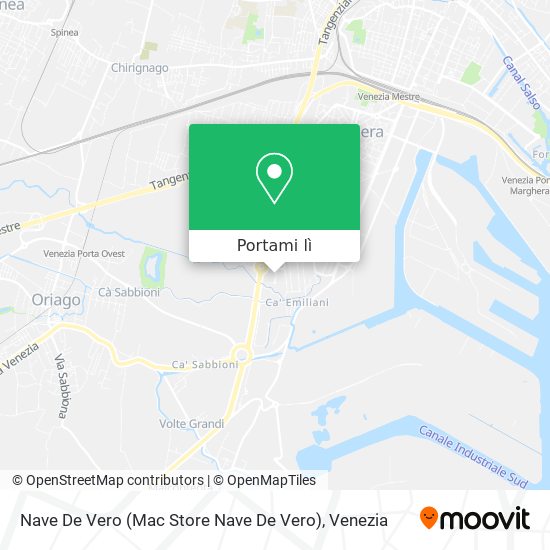 Mappa Nave De Vero (Mac Store Nave De Vero)
