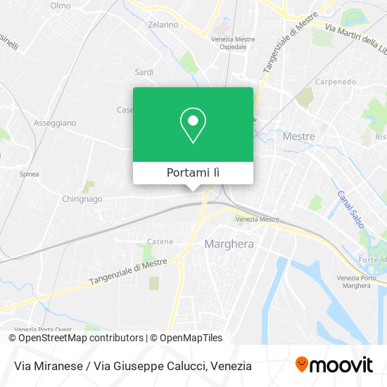 Mappa Via Miranese / Via Giuseppe Calucci