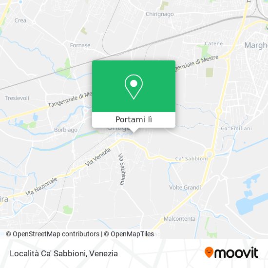 Mappa Località Ca' Sabbioni