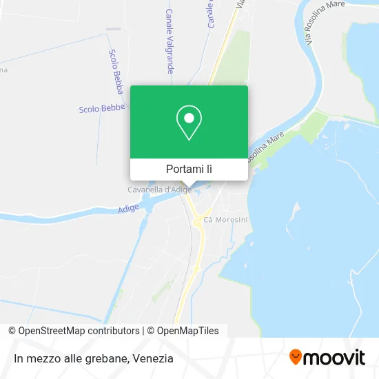 Mappa In mezzo alle grebane