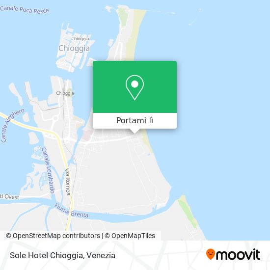 Mappa Sole Hotel Chioggia