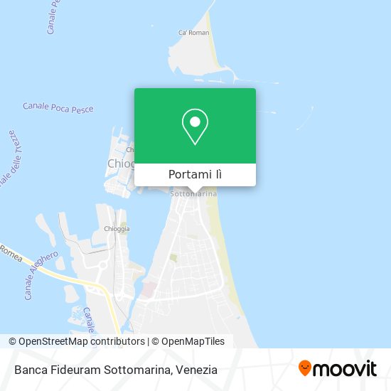 Mappa Banca Fideuram Sottomarina