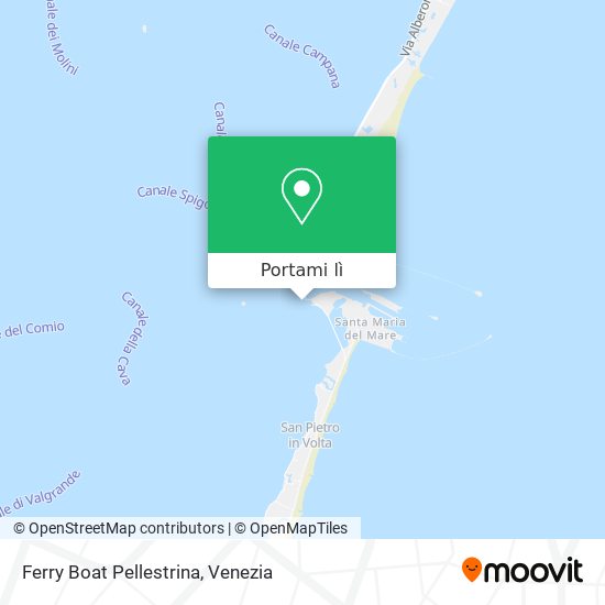 Mappa Ferry Boat Pellestrina