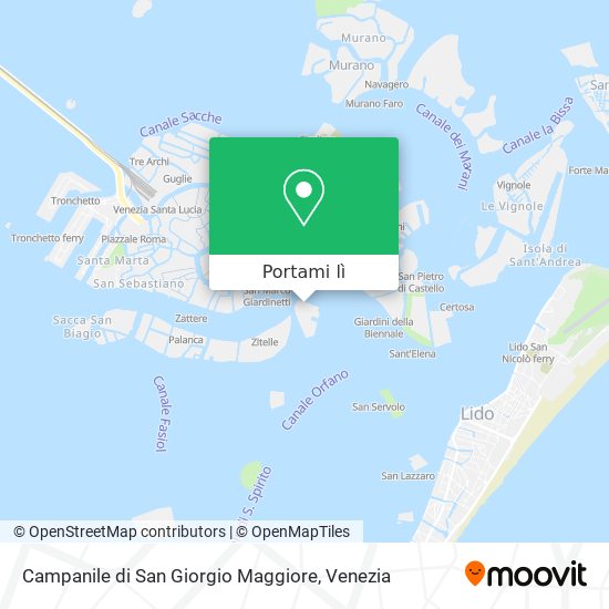 Mappa Campanile di San Giorgio Maggiore