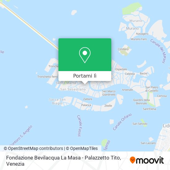 Mappa Fondazione Bevilacqua La Masa - Palazzetto Tito
