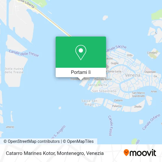 Mappa Catarro Marines Kotor, Montenegro