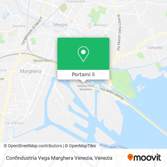Mappa Confindustria Vega Marghera Venezia