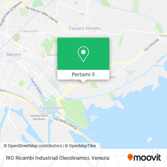 Mappa RIO Ricambi Industriali Oleodinamici