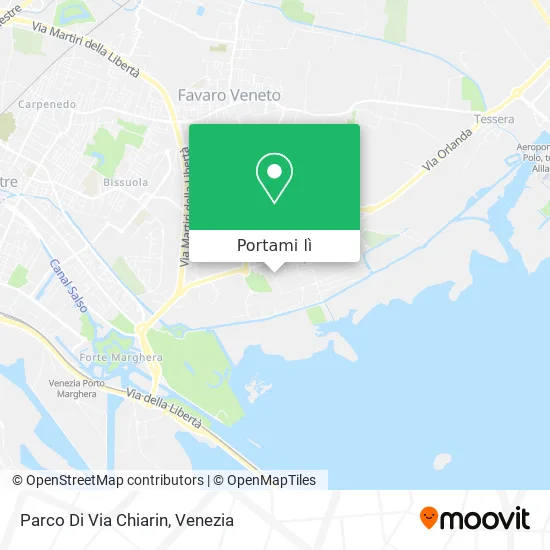 Mappa Parco Di Via Chiarin