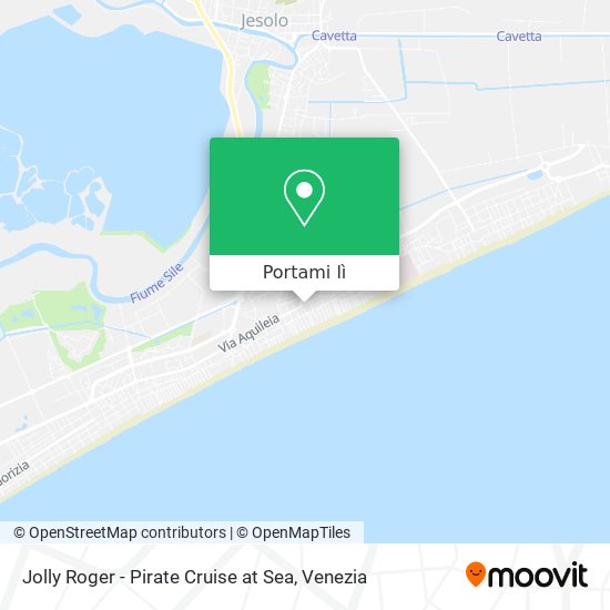 Mappa Jolly Roger - Pirate Cruise at Sea