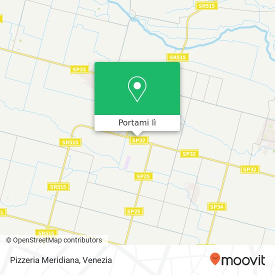 Mappa Pizzeria Meridiana