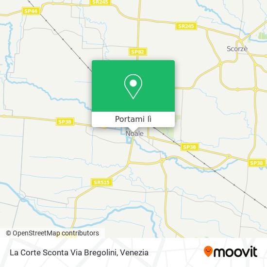 Mappa La Corte Sconta Via Bregolini