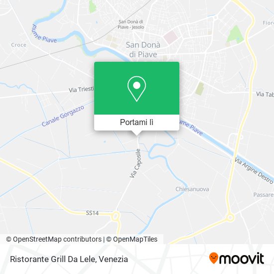 Mappa Ristorante Grill Da Lele