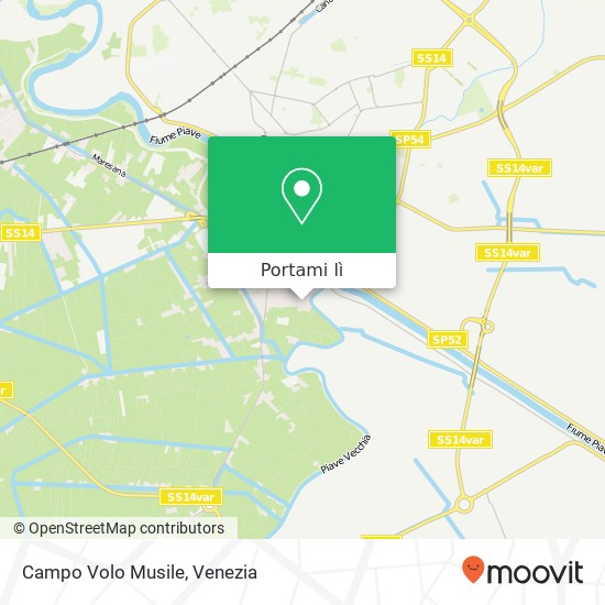 Mappa Campo Volo Musile