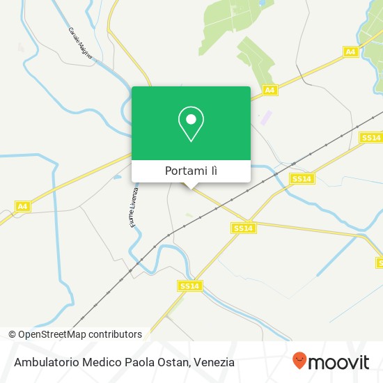 Mappa Ambulatorio Medico Paola Ostan