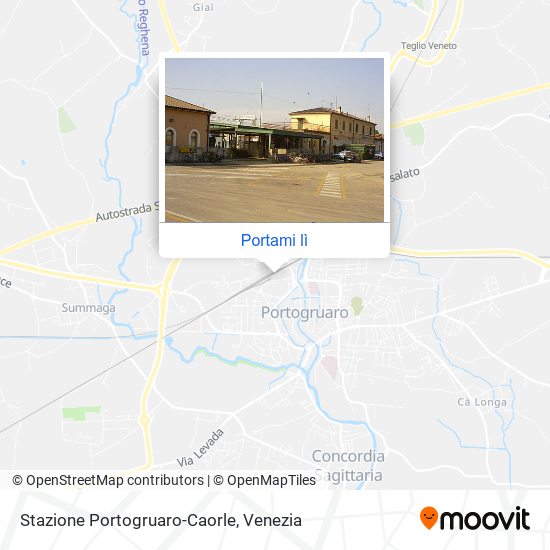 Mappa Stazione Portogruaro-Caorle