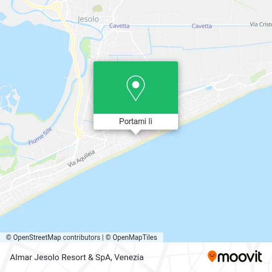 Mappa Almar Jesolo Resort & SpA