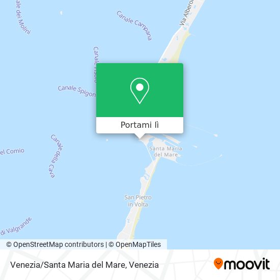 Mappa Venezia/Santa Maria del Mare