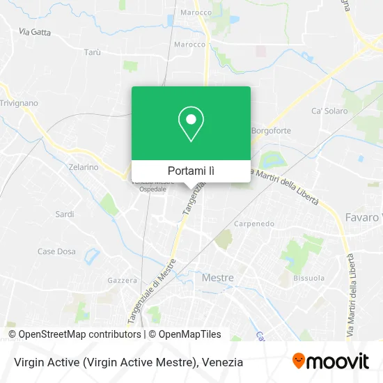 Mappa Virgin Active (Virgin Active Mestre)