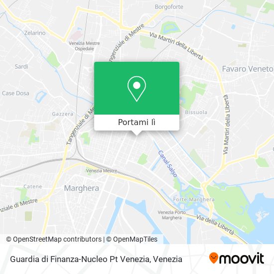 Mappa Guardia di Finanza-Nucleo Pt Venezia