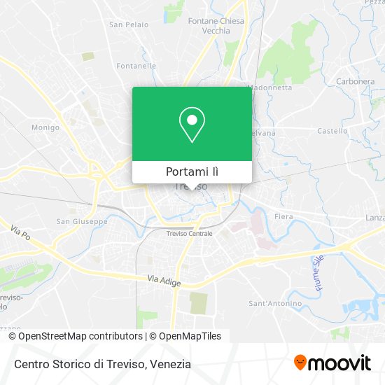 Mappa Centro Storico di Treviso