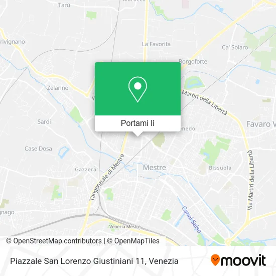 Mappa Piazzale San Lorenzo Giustiniani 11