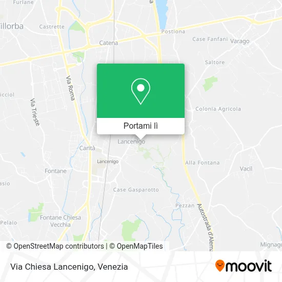 Mappa Via Chiesa Lancenigo