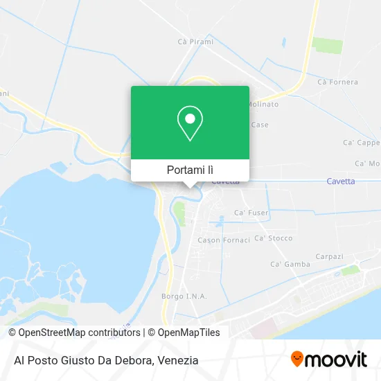 Mappa Al Posto Giusto Da Debora