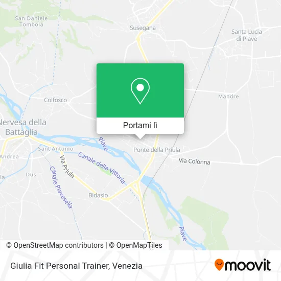 Mappa Giulia Fit Personal Trainer