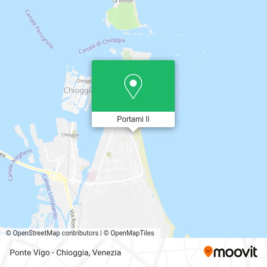 Mappa Ponte Vigo - Chioggia