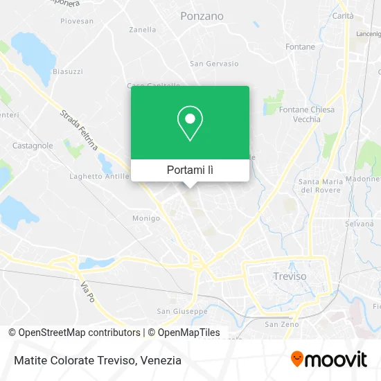Mappa Matite Colorate Treviso