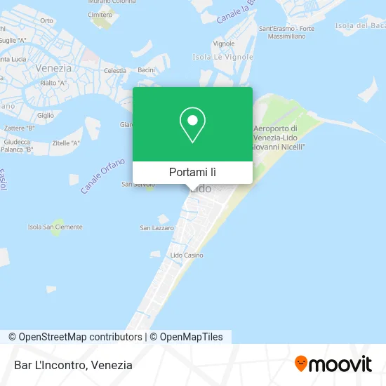 Mappa Bar L'Incontro