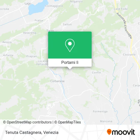 Mappa Tenuta Castagnera