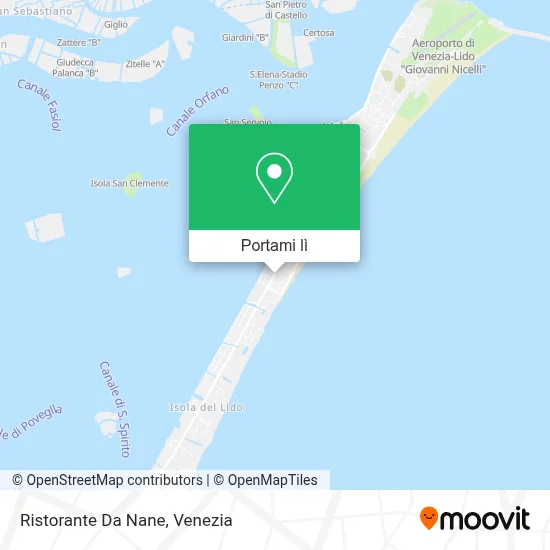 Mappa Ristorante Da Nane