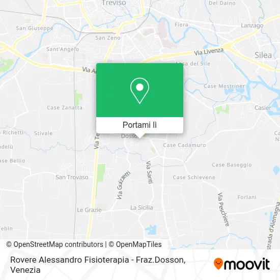 Mappa Rovere Alessandro Fisioterapia - Fraz.Dosson