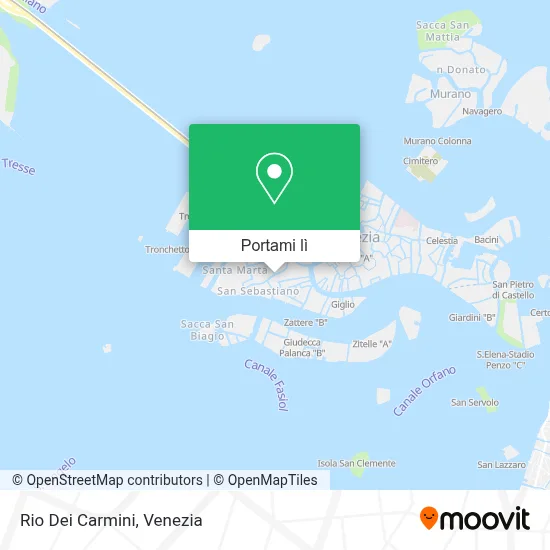 Mappa Rio Dei Carmini