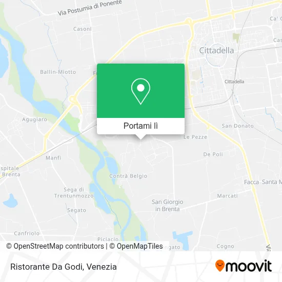 Mappa Ristorante Da Godi