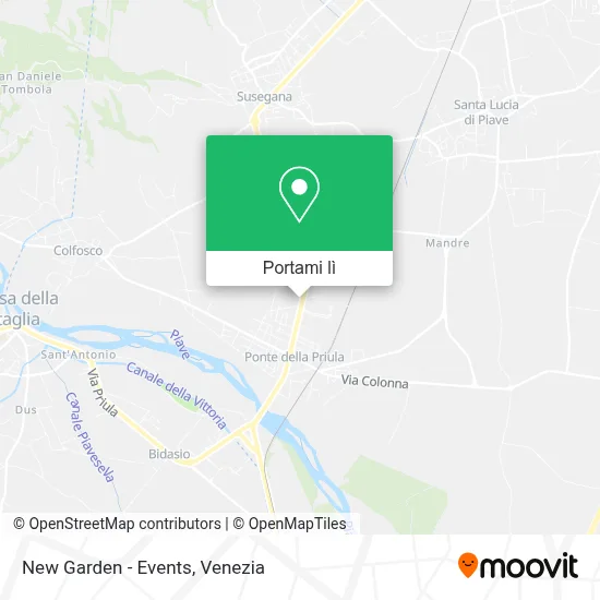 Mappa New Garden - Events