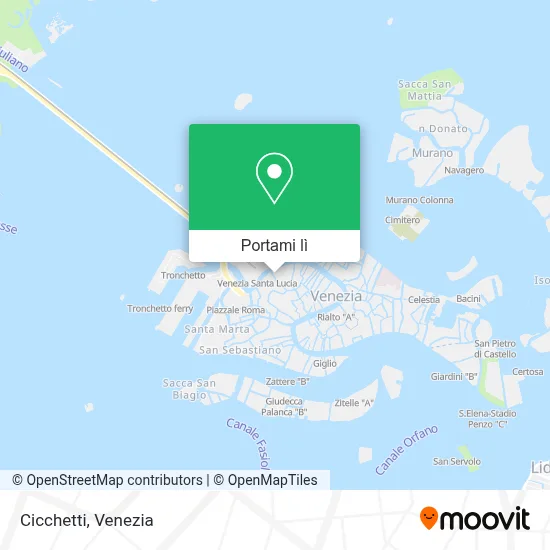 Mappa Cicchetti